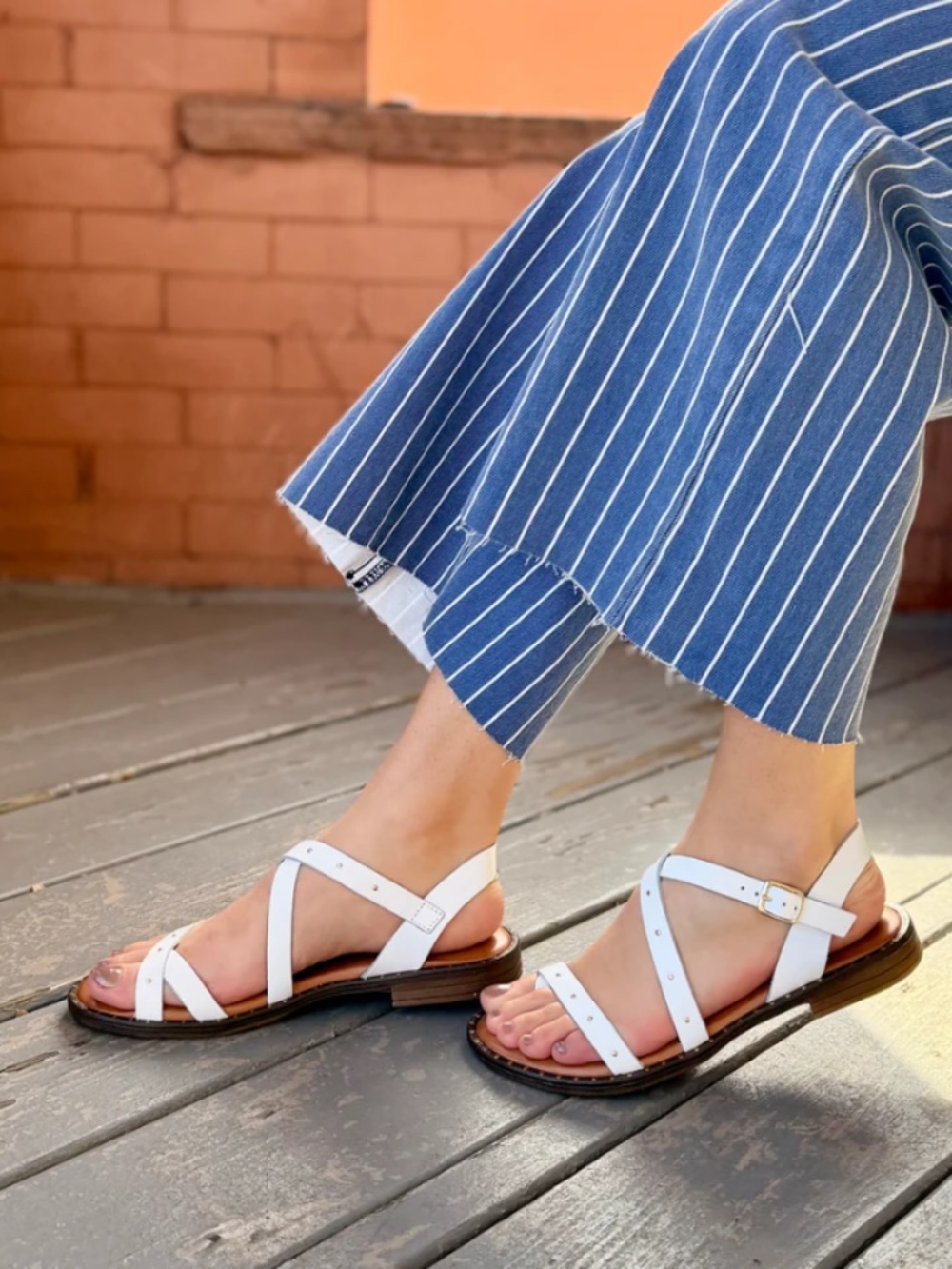 Cordani Florine Strappy Sandal in White